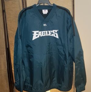Philadelphia Eagles pullover windbreaker.